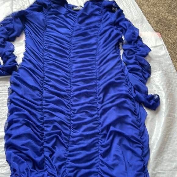 MESH LONG SLEEP DRESS - Picture 4 of 4